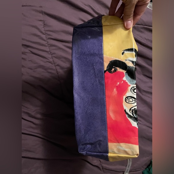 RARE vintage used Kate Spade Rock the Casbah Purple Tote Bag - Picture 11 of 12